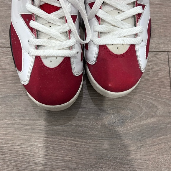 JORDAN • Men Air Jordan 6 Retro Carmine • sz 8 • Red, White, Black • - Picture 3 of 10
